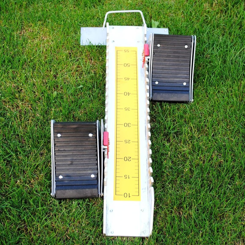 DITOSH Starting Blocks Multi-Function 6 Angle Adjustable Aluminum Track and Field Starting Block for Sprinting for Athletics Plastic Runway Cinder Track 25in - Image 5